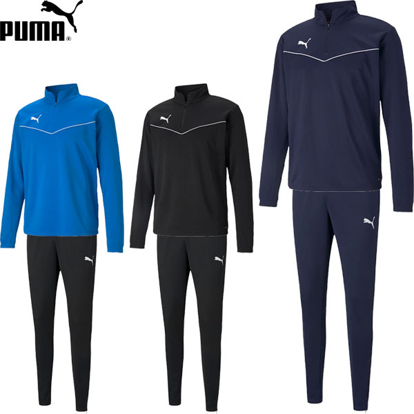 ◆◆ ＜プーマ＞ PUMA ユニセックス TEAMRISE 1/4ジップトップ＆トレーニングパンツ 上下セット サッカー 657643-657646 7,230円
