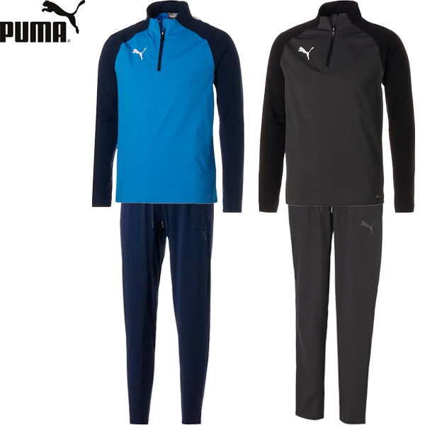 ◆◆＜ピューマ＞ PUMA TEAMLIGA 1/4ジップトップ＆形づくるズボン下 メンズ ティーシャツ 上下書き割り 蹴球 658017-658479