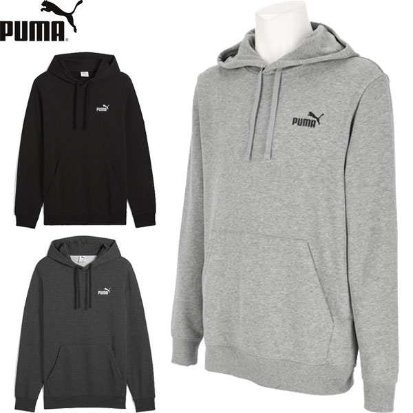 ◆◆ ＜プーマ＞ PUMA ESS スモール NO.1 ロゴ スウェットフーディー メンズ 687557
