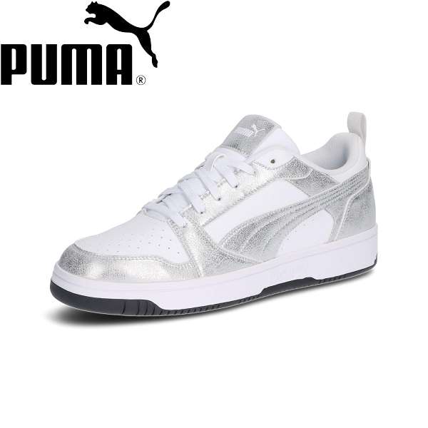 ◆◆ ＜プーマ＞ PUMA リバウンド V6 ロウ メタリック 406055 (02) スニーカー