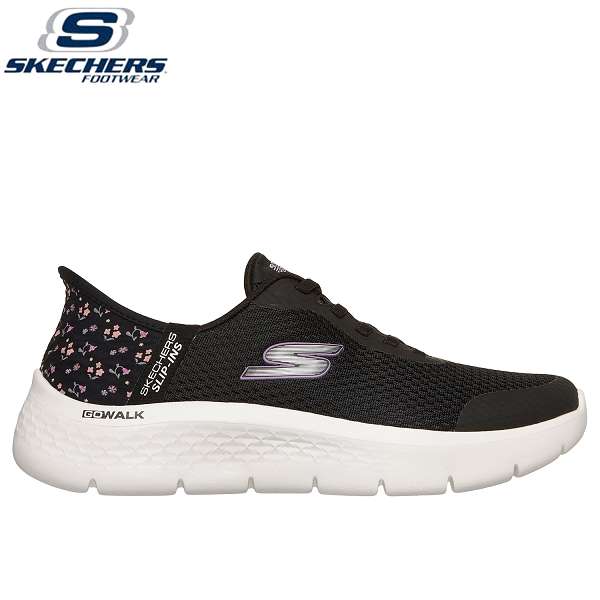 ◆◆ ＜スケッチャーズ＞ SKECHERS GO WALK FLEX - LILY ROSE 125525 (BLK) スニーカー