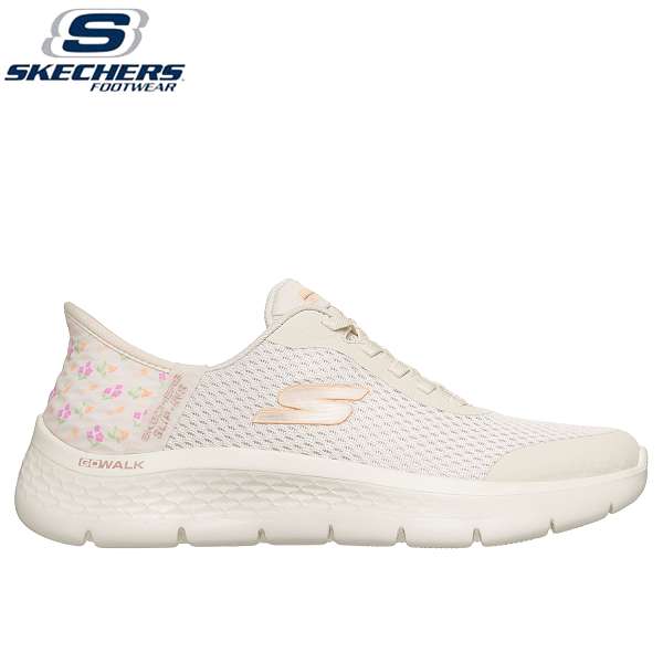 ◆◆ ＜スケッチャーズ＞ SKECHERS GO WALK FLEX - LILY ROSE 125525 (NAT) スニーカー