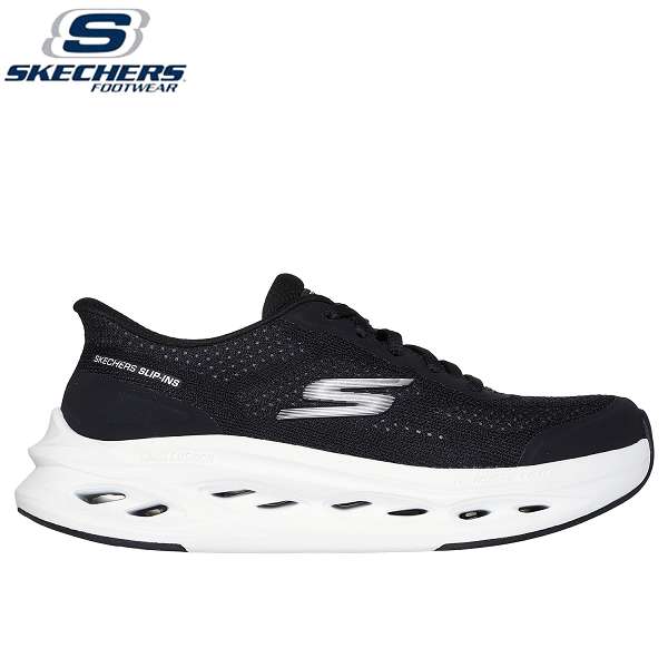 ◆◆ ＜スケッチャーズ＞ SKECHERS MAX CUSHIONING GLIDE-STEP-HARTFORD 129403 (BKW) スニーカー