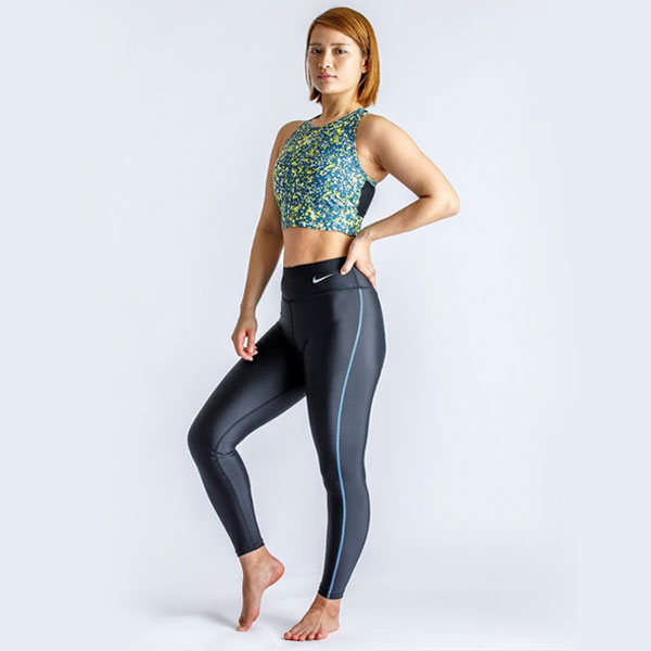 即納可☆【NIKE】ナイキ グラフィックロングスパッツ セパレーツ レディース フィジカルフィットネス水泳着 2983931