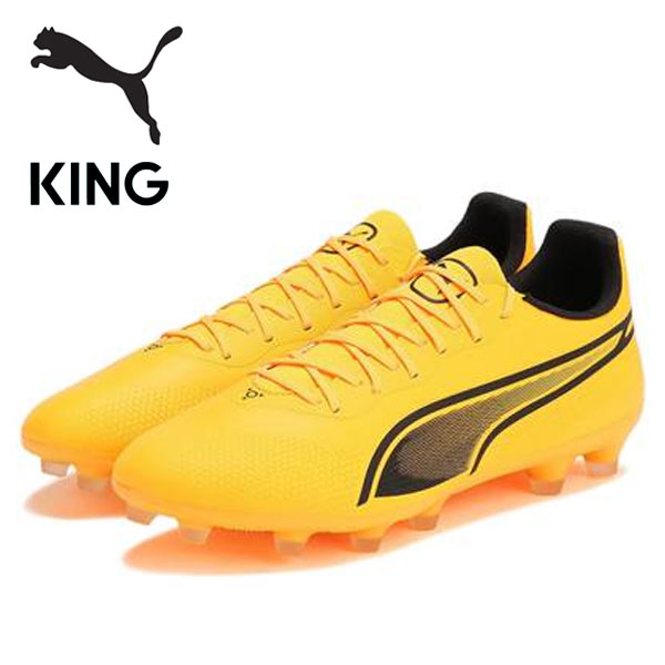 新品　PUMA キングプロ HG/AG サッカー　スパイク　蛍光黄色　27cm PUMA - 新品 PUMA キングプロ HG/AG サッカー スパイク 蛍光黄色