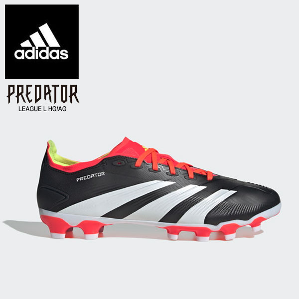 Predator サッカーシューズ ホワイト/レッド/ブラック adidas アディダス プレデター ELITE LL FG(ブラック×ホワイト