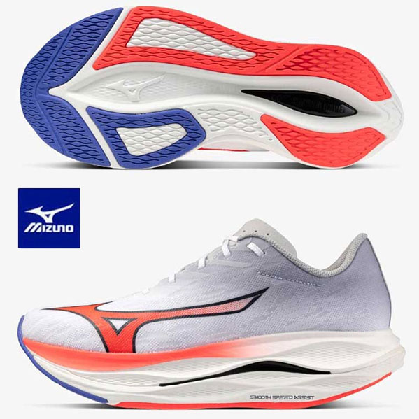 即納可★ 【MIZUNO】ミズノ ウエーブリベリオンフラッシュ3 ランニングシューズ メンズ J1GC2535 01 14,108円
