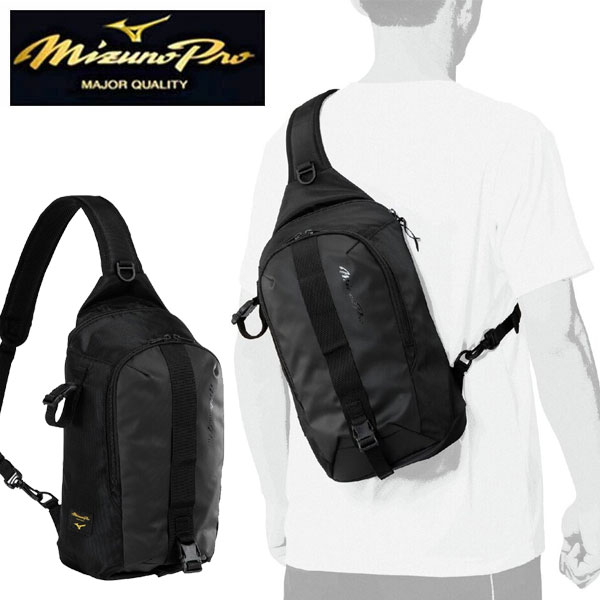 即納可★ 【MIZUNO PRO】【ミズノプロ】ボディバッグ 7L 1FJDD401 09
