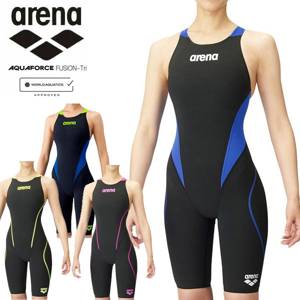メール便発送 即納可☆【ARENA】アリーナ アクアフォースフュージョントライオープンバック 競泳水着 ARN1010W