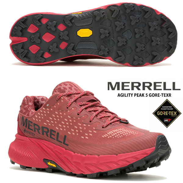即納可☆【MERRELL】メレル AGILITY PEAK 5 GORE-TEXR トレイルランニングシューズ M068185