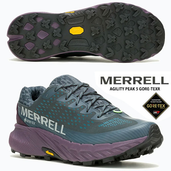 即納可☆【MERRELL】メレル AGILITY PEAK 5 GORE-TEXR トレイルランニングシューズ M068187