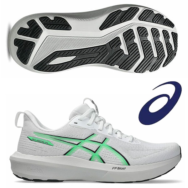 即納可★【asics】アシックス ランニングシューズ GT-1000 14 1011C077 101