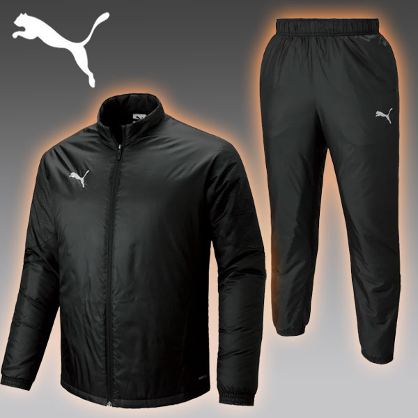 即納可☆【PUMA】プーマ TEAMCUP 中綿ジャケット＆中綿パンツ ウインドブレーカー 上下セット 660402 660403｜ガイナバザール
