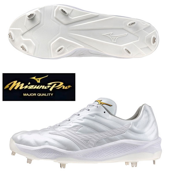 即納可★ 【MIZUNO PRO】ミズノ 【ミズノプロ】クッションレボプロ 野球／ソフトボール スパイク 11GM243001｜ガイナバザール