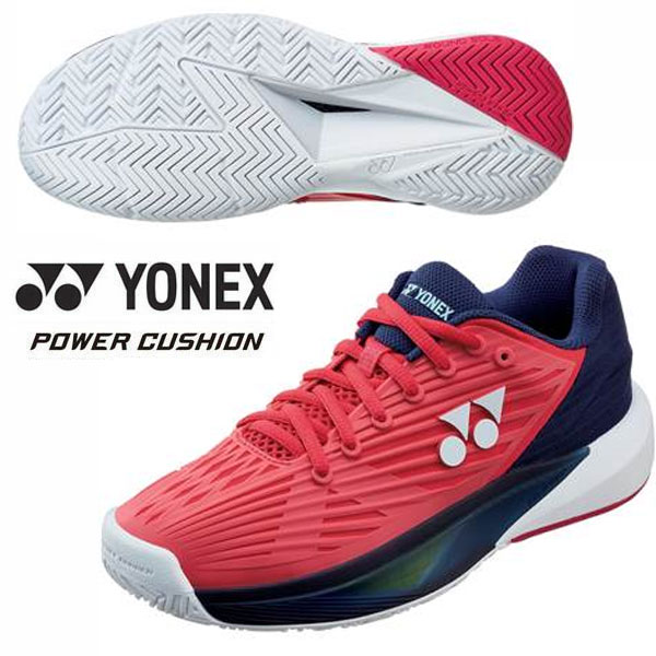 即納可☆ 【YONEX】ヨネックス パワークッションエクリプション5ウィメンAC オールコート用 レディース テニスシューズ SHTE5LAC