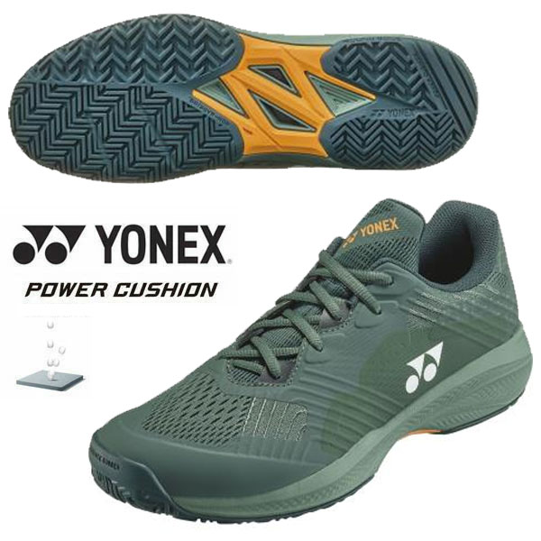 即納可☆【YONEX】ヨネックス パワークッションソニケージメンAC オールコート用 メンズ テニスシューズ SHTSCMA