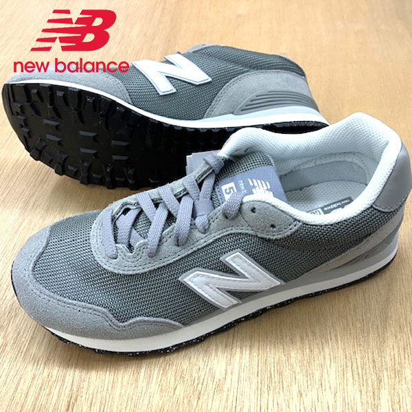 即納可☆【New Balance】ニュー平衡にする 515 ワイズB レディース スニーカー WL515GRYB
