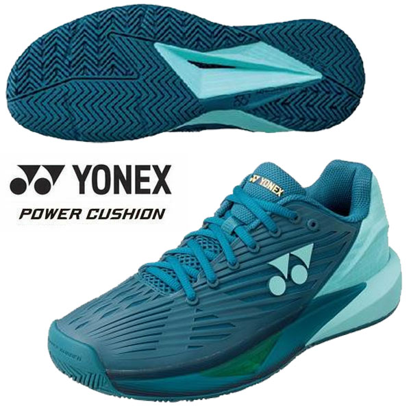 即納可☆ 【YONEX】ヨネックス パワークッションエクリプション5メンAC オール厚地の外套用 ユニ一発やる 庭球シューズ SHTE5MAC