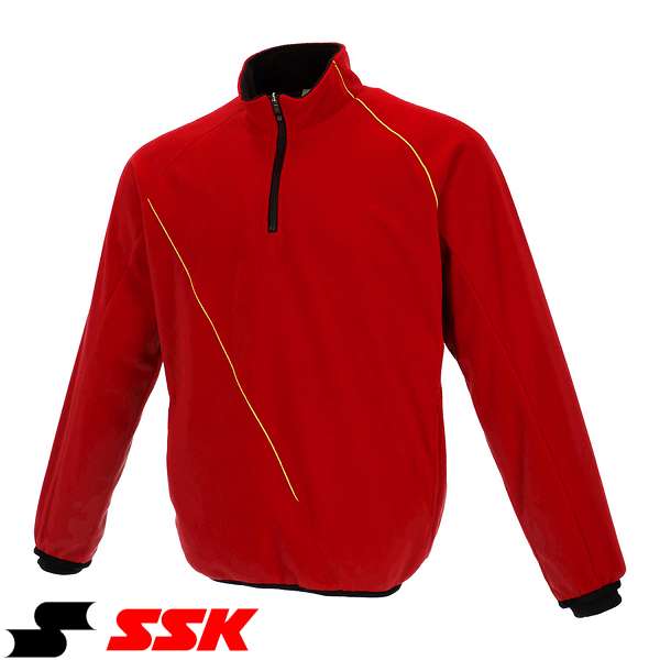 ◆◆ ＜エスエスケイ＞ SSK ジュニアフリースジャケット ハーフZIP長袖(裏タフタ) BWF230HZJ (20)