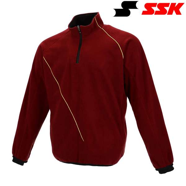 ◆◆ <エスエスケイ> SSK ジュニアフリースジャケット ハーフZIP長袖(裏タフタ) BWF230HZJ (22)