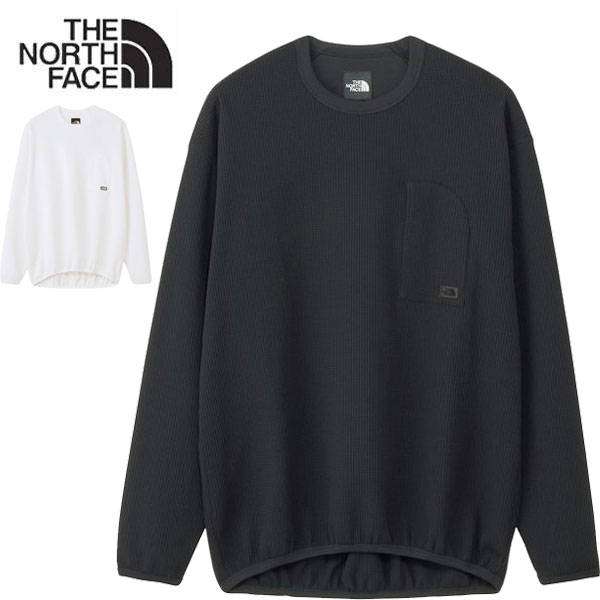 ◆◆メール便発送 <ノースフェイス> THE NORTH FACE エンライドワッフルクルー ユニセックス 長袖Tシャツ NT62560|ガイナバザール
