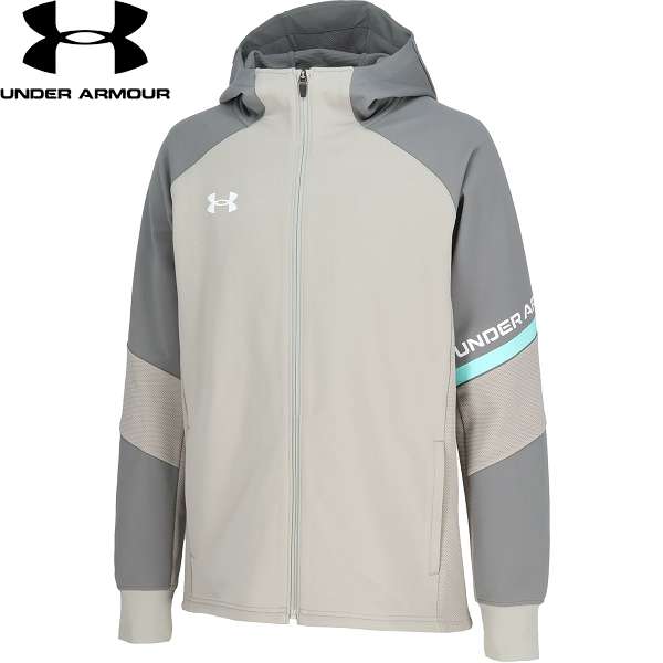 ◆◆◎ ＜アンダーアーマー＞ UNDER ARMOUR UA二ット フルジップ ジャケット(マルチスポーツ/メンズ) 6015053 (Titanium(069))