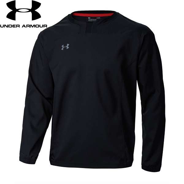 ◆◆◎電子メイル便送りとどける ＜アンダーアーマー＞ UNDER ARMOUR UA野球クラブ 連絡 ピステ トップス(生活スタイル/MEN) 1348472 (Black/Graphite(001))