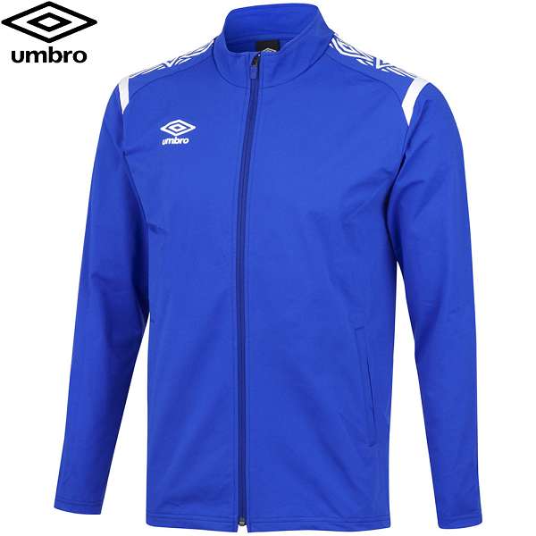 ◆◆○ ＜アンブロ＞ UMBRO ジュニア ウォームアップジャケット サッカー (BLU：ブルー) UAS2350J-BLU
