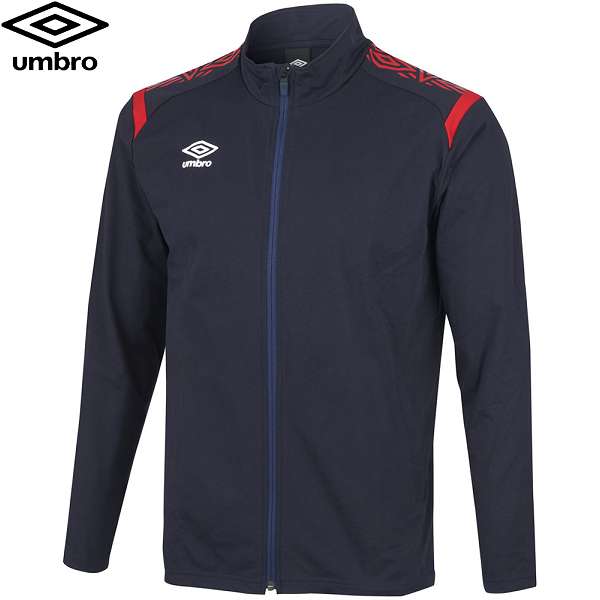 ◆◆○ ＜アンブロ＞ UMBRO ジュニア ウォームアップジャケット サッカー (NVRD) UAS2350J-NVRD