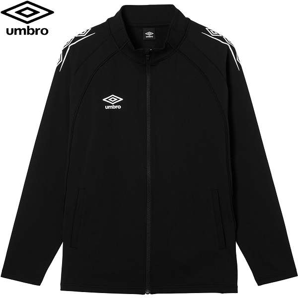 ◆◆○ ＜アンブロ＞ UMBRO ウォームアップジャケット UF6SJG01MA (BK00：黒いこと)