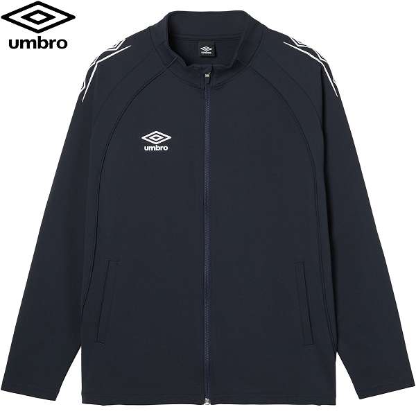 ◆◆○ ＜アンブロ＞ UMBRO ジュニア ウォームアップジャケット UF6SJG01JA (NV00：ネイビー)