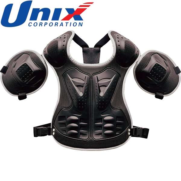 ◆◆○ ＜Unix＞ ユニックス 球審用チェストプロテクター(御坊さん硬式・軟式兼用) BX8723 (黒いこと)