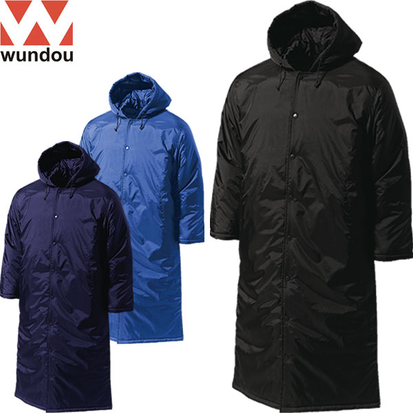 ◆◆ ＜ウンドウ＞ wundou P6990 ロング中綿厚地の外套(110-150糎) 御坊っちゃん P-6990 スポーツ・アウトドア-ベンチコート-ボーイズベンチコート