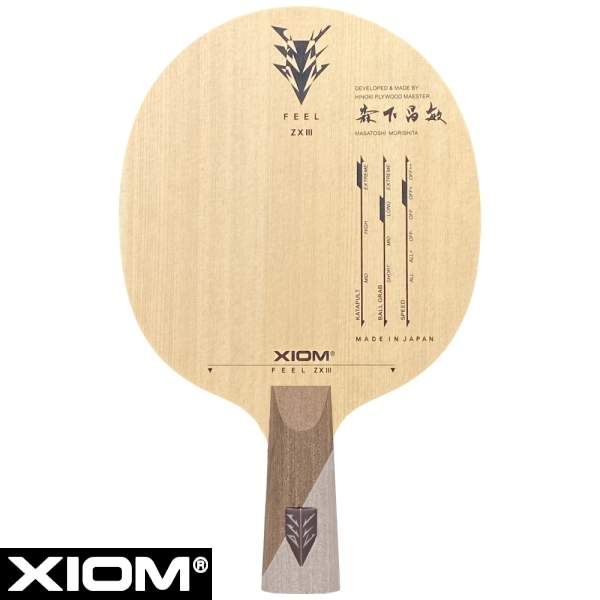 商舗 XIOM エクシオム卓球フィール ZX II CP 中国式ペンラケット21507 