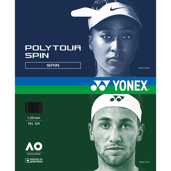 ◆◆ ＜ヨネックス＞ YONEX ポリツアースピン120 PTS120R2 (007)