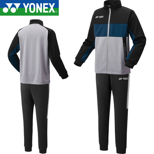 ◆◆ ＜ヨネックス＞ YONEX ニットウォームアップシャツ(相応う表現スタイル)＆ジョガーパンツ ユニ一発やる 上下書き割り バドミントン 庭球 50184-60184