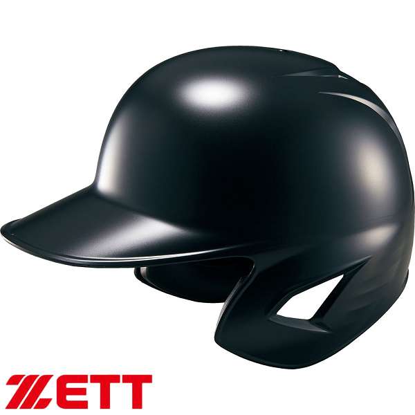◆◆○ ＜ゼット＞ ZETT ソフトボール 打者用ヘルメット (1900：ブラック) BHL580-1900｜ガイナバザール