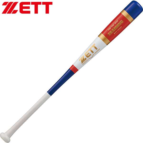 ◆◆○ ＜ゼット＞ ZETT トレーニングバット 850g BTT15383 (1125：ホワイト×ロイヤルブルー) 野球・ソフトボール BTT15383-1125
