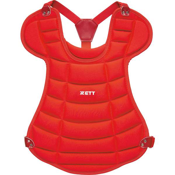 ◆◆○ ＜ゼット＞ ZETT 少年軟式・少年ゴムソフト用プロテクター BLP8340 (6400：レッド) 野球・ソフトボール BLP8340-6400｜ガイナバザール