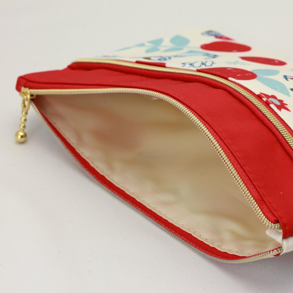 楽天市場 ムーミン ペンケース フラット ペンポーチ レッド H 学研ステイフル 学研ステイフル 楽天市場店