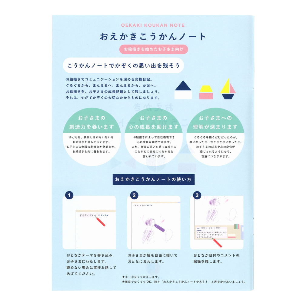 楽天市場 交換日記 こうかんノート おえかき D 学研ステイフル 学研ステイフル 楽天市場店