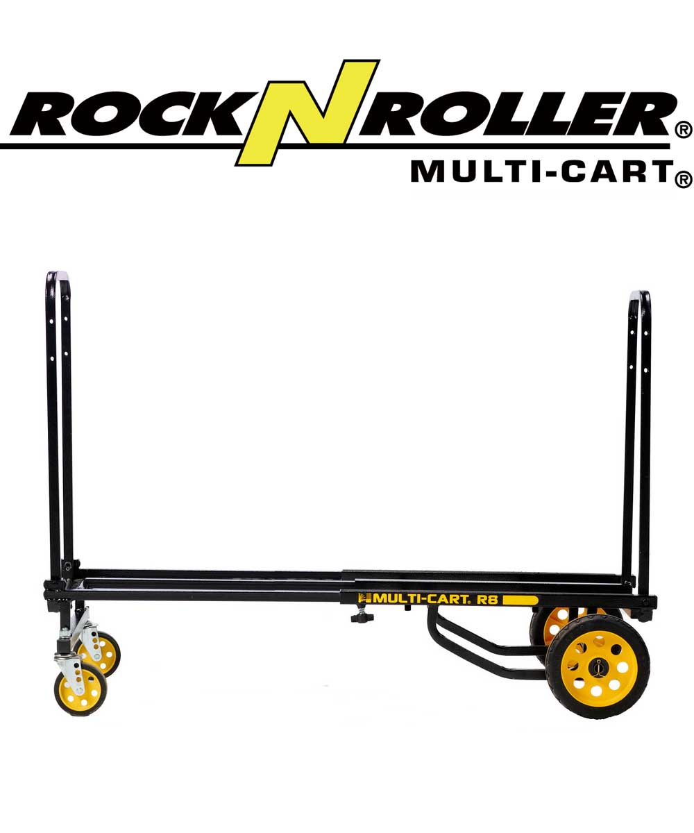 【～4/12 P5倍or10倍!(対象外あり)】ROCK N ROLLER CART R8RT -Mid- 〈ロックンローラーマルチカート〉楽器や機材の運搬に。キャリーカート ワゴン 台車