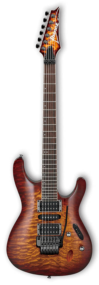【マラソン限定♪エントリーで全商品P10倍!!】Ibanez S670QM-DEB（Dragon Eye Burst) アイバニーズ｜楽器de元気