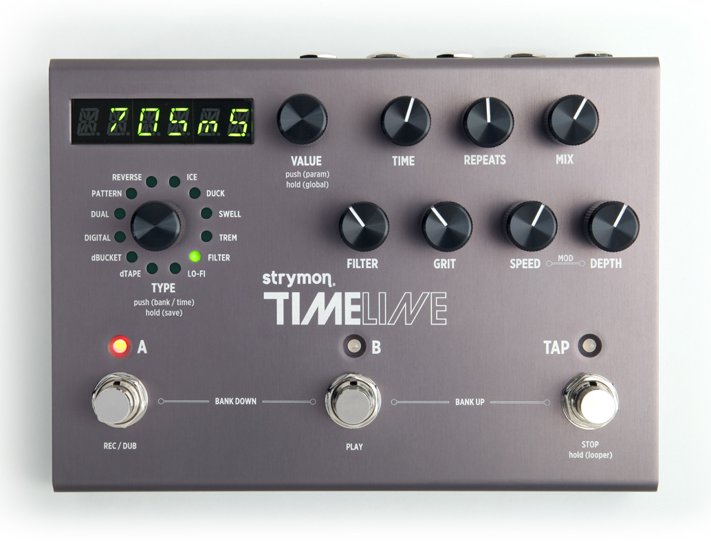 無料配達 strymon TIMELINE DELAY unit with MIDI Preset プログラム