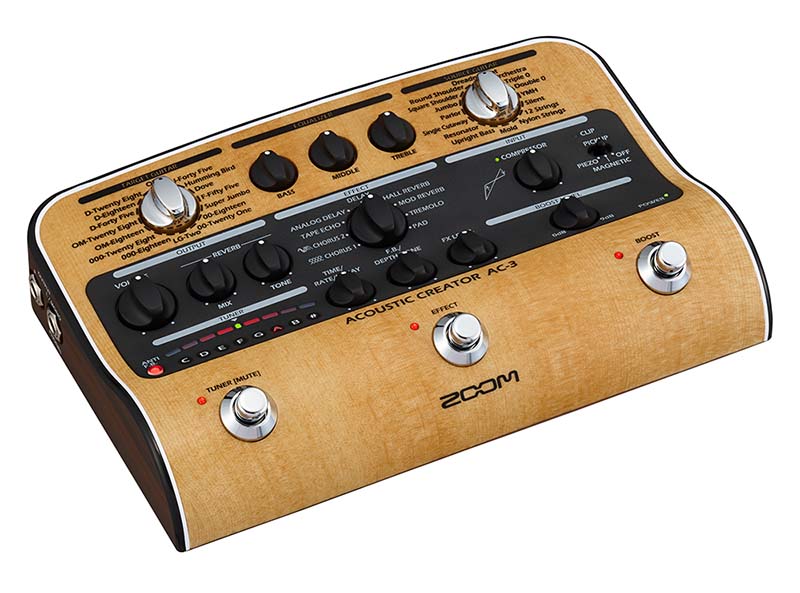 ZOOM  A3 ズーム　アコースティックギター　エフェクター A3 Pre-Amp & Effects for Acoustic Guitar | Zoom