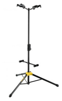 【マラソン限定♪エントリーで全商品P10倍!!】HERCULES デュオギタースタンド GS422B PLUS（2本立て）〈ハーキュレス〉｜楽器de元気