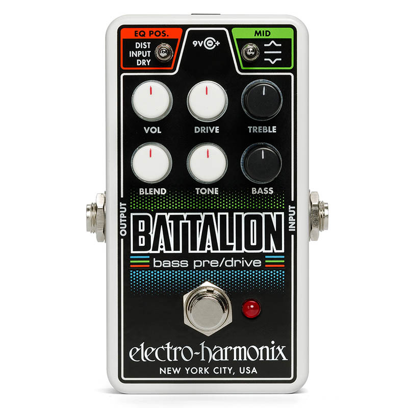 楽天市場】ELECTRO-HARMONIX BATTALION BASS PRE AMP DI ベース