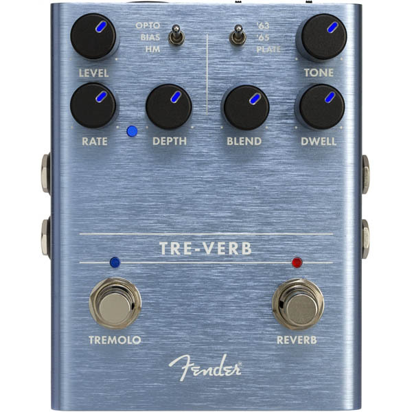 【マラソン限定♪エントリーで全商品P10倍!!】Fender Tre-Verb Digital Reverb/Tremolo トレモロ/リバーブ フェンダーエフェクター|楽器de元気