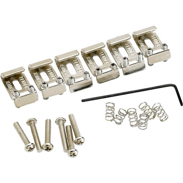 【4/5～9 P5倍or10倍!(対象外あり)】Fender American Vintage Stratocaster Bridge Saddles (6) サドル〈フェンダー〉