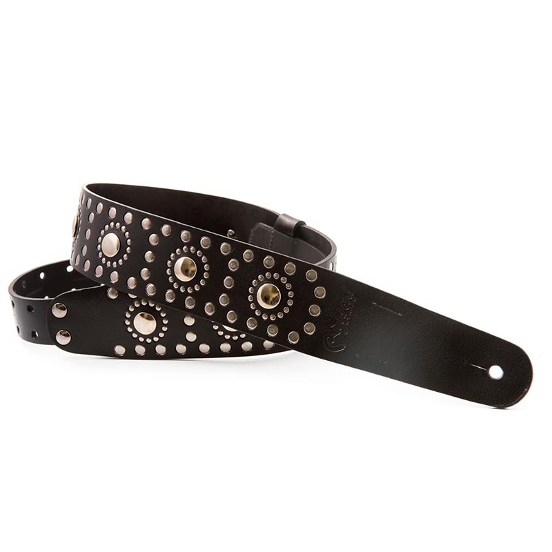 Right On! STRAPS FAKEY Black 送料無料 Bass strap with wide design and bass clef. Made of high